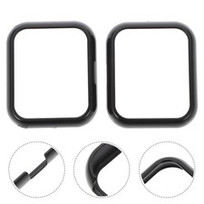 2pcs Practical Watch Screen Cover Watch Screen Protector Case