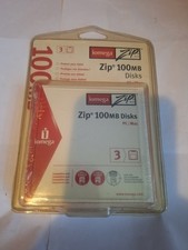 NEW SEALED IOMEGA 11057600 ZIP 100MB DISKS PC MAC