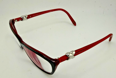 TIFFANY & CO FRAMES ONLY EYEGLASSES TF 2074 8156 BLACK RED  display picture 3