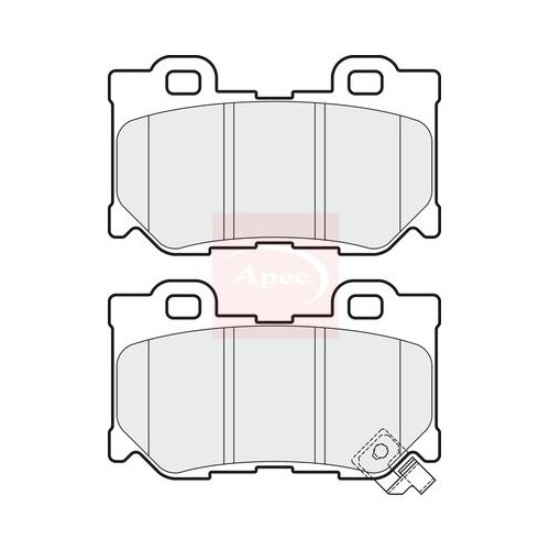 For INFINITI Q70 Y51 2013 on BRAKE PADS (REAR) (R90) PAD1710