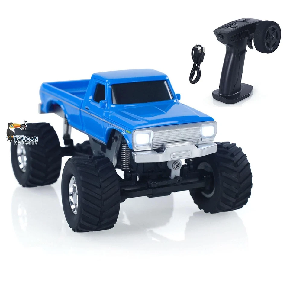 US Stock 1/36 4WD 2.4G RC Off Road Vehicle Mini Crawler Car Battery RTR Car Toys - Image 3 of 4