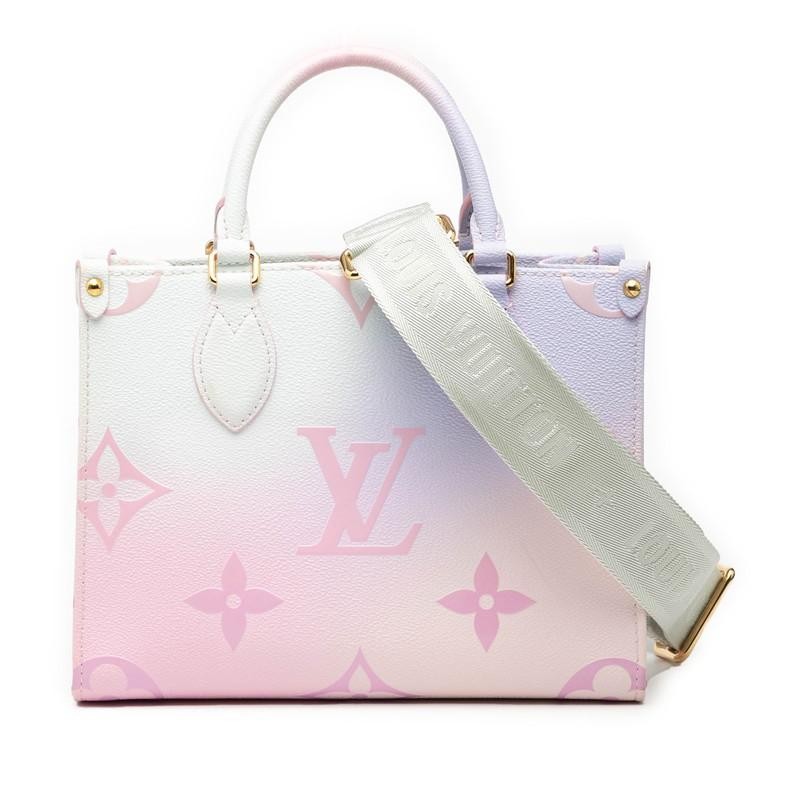 Louis Vuitton OnTheGo Tote PM Sunrise Pastel Canvas