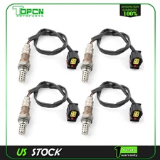 4pcs Oxygen O2 02 Sensor for 2012-2013 Jeep Grand Cherokee 6.4L Front+Rear