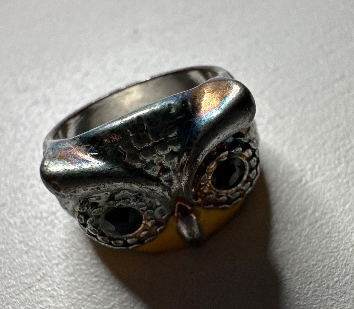 Owl Ring - Ring Size 6 - image 1
