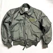 NEW ALPHA FLIGHT JACKET CWU 45/P SAGE GREEN 100 ARAMID LARGE USA MADE NWOT
