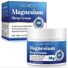 Magnesium Cream 3.17oz-Promotes Sleep, Soothes Sore Muscles, Relieves Leg Cramps