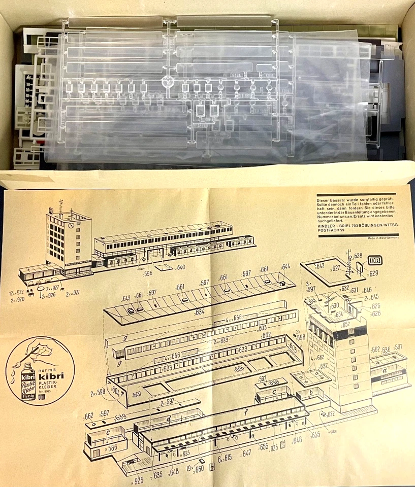Kibri N Scale Station Kit B-7402 - Image 3 of 4