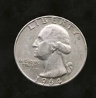 💰1964-D Silver Washington Quarter 90% Silver Circulated US Coin .99 NR!