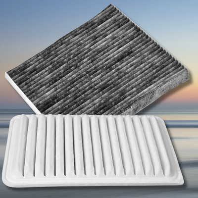Cabin & Engine Air Filter for Toyota Camry Venza 2007-2017 2.5L 2.4L 17801-0H050