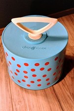 Vintage Disk Go Case 45 RPM Vinyl Record Holder, Carrier Case Rare Polka Dots