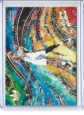 2024-25 Court Kings Artistry in Motion Amber Burgundy #27 Tim Duncan Spurs /125