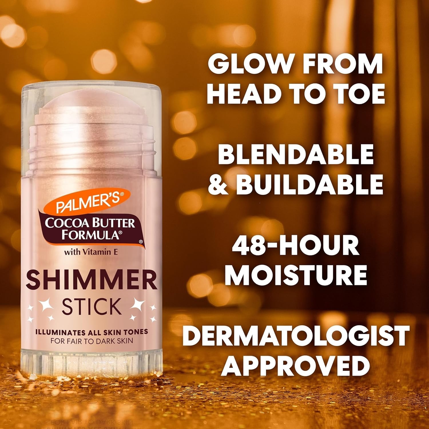 Formula Body Shimmer Stick With Vitamin E, 1 Oz, All Skin To