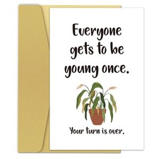 Funny Birthday Card for Men Women, Humorous Aging Joke Birthday Greeting Card...