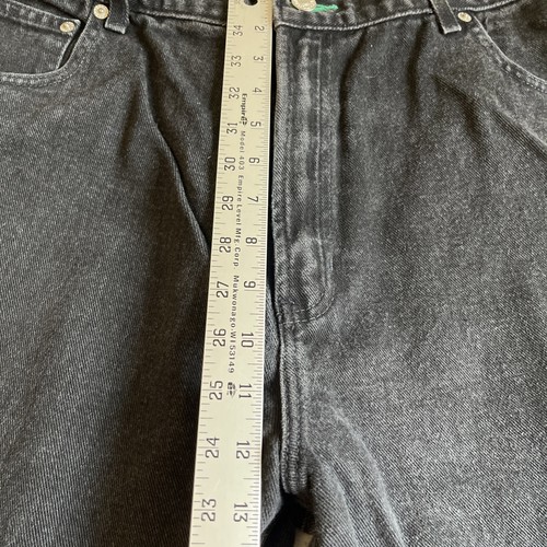 Vintage Y2K 90s Tommy Hilfiger Jeans Black Relaxed Straight Leg Dad Mom Jeans - Picture 8 of 14