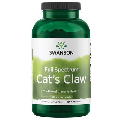 Swanson Full Specturm Cat's Claw - Antioxidant Support 250 Count (Pack of 1) 