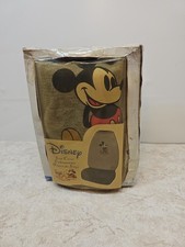 Vintage 1 Pc Set - Mickey Mouse Greyblack Car Auto Front Seat Covers New In Box Vintage 1 Pc Set - Mickey Mouse Greyblack Car Auto Front Seat Covers New In Box