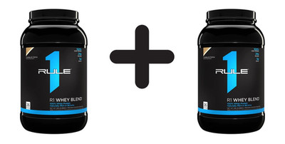 2 x Rule One R1 Whey Blend, Cookies & Creme - 884g (56,53 EUR/kg)
