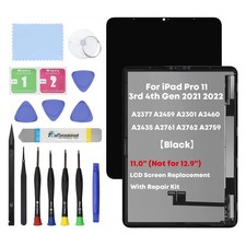 For iPad Pro 11" 4th Gen 2022 A2761 A2762 LCD Display Touch Screen Replacement