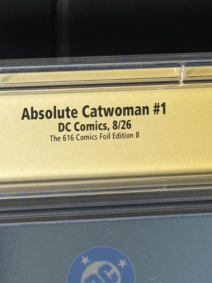 Cgc Drawing 🔥Absolute Catwoman #1 CGC 9.8 Mike Mayhew Signed Sketch Foil TOP POP 1/ ...