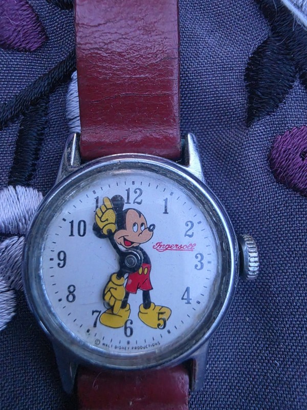 1950’s - 1960's Mickey Mouse Ingersoll Wind Up
