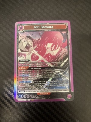 Union Arena Iori Samura Action SR Purple Trigger 4000+ BP 4 Cost Card