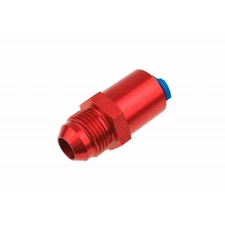 Red Horse Performance Fuel Line Adapter -6 AN Male To 3/8in Clip Rail | Red