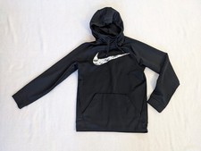 Women  s Black Nike Funnel Neck Hoodie Size Small