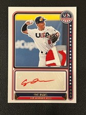 Coy James 2024 USA Baseball Stars & Stripes Auto Relic Red Ink /25 Nationals