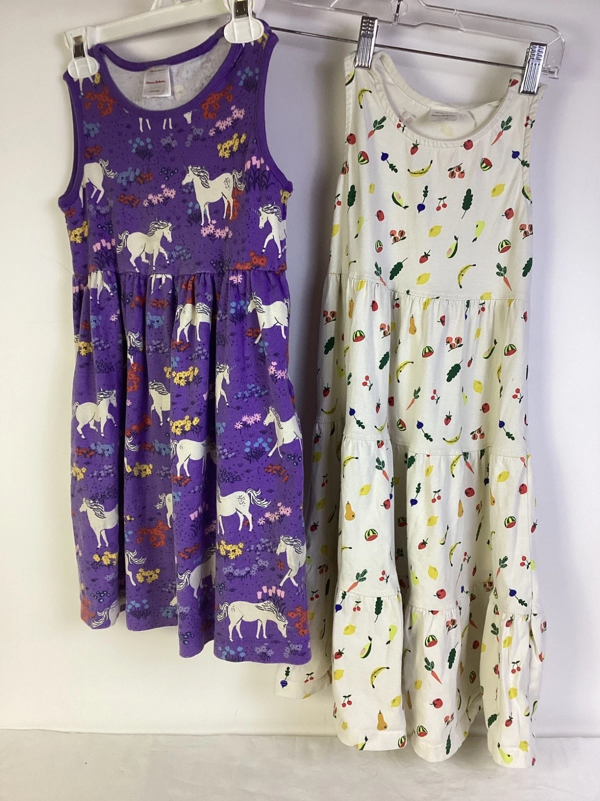 Lot of 2 Hanna Anderson Cotton Jersey Knit Dresses Girls Size 6-7
Opens in a new window or tab