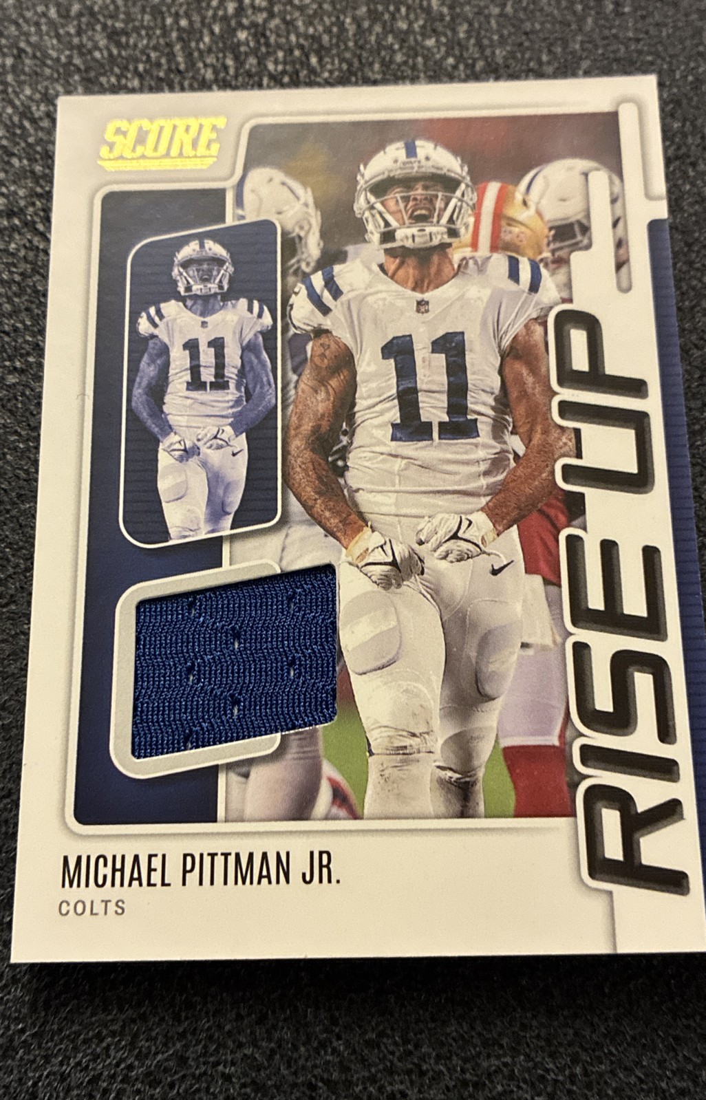 2022 Score - Rise Up Relics Michael Pittman Jr. #RU20 (MEM)