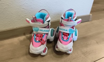 Hudora Rollschuhe Kinder Skates Inliner verstellbar Inlineskates Rollerskates