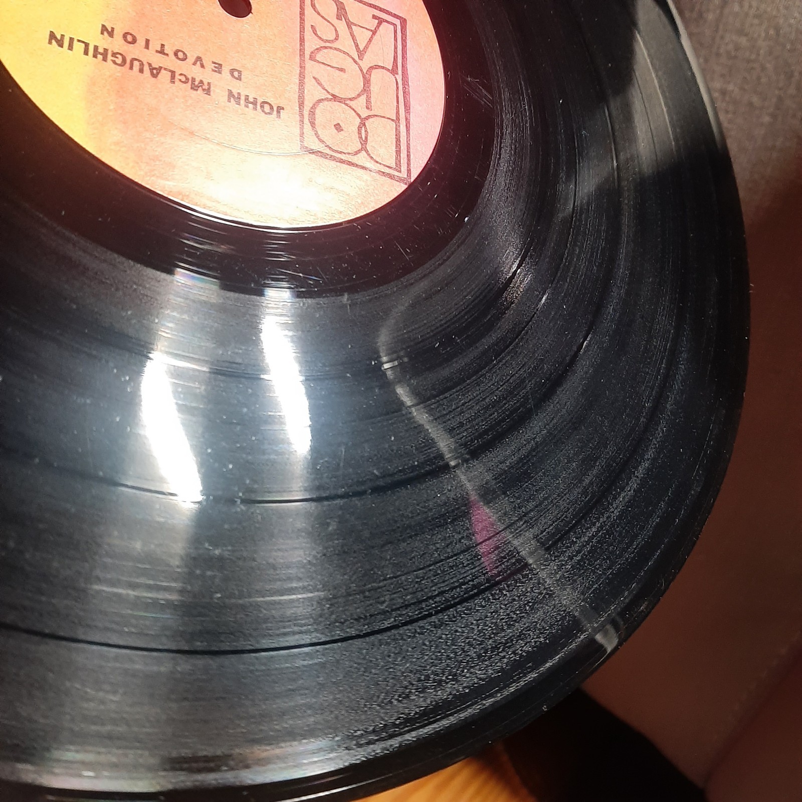 John Mclaughlin Devotion Vinyl LP Record Fusion Jazz 1972 RP