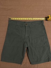 Stan Ray Made In Usa Fatigue Men’s Olive Green Shorts Size 34