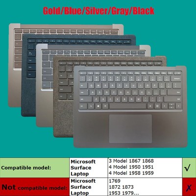 New 13.5'' Palmrest Keyboard For Microsoft Surface Laptop 3 4 1867 1868 1950 1951