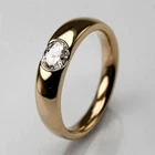 2.00Ct Oval Cut Lab Created Diamond Men's Engagement Ring 14k Yellow Gold Plated