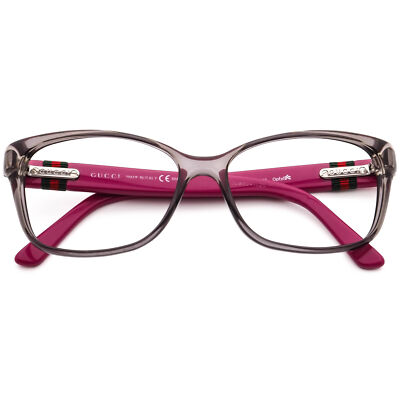 Gucci Eyeglasses GG 3683 4UG Smokey Gray/Fuchsia Square  display picture 2