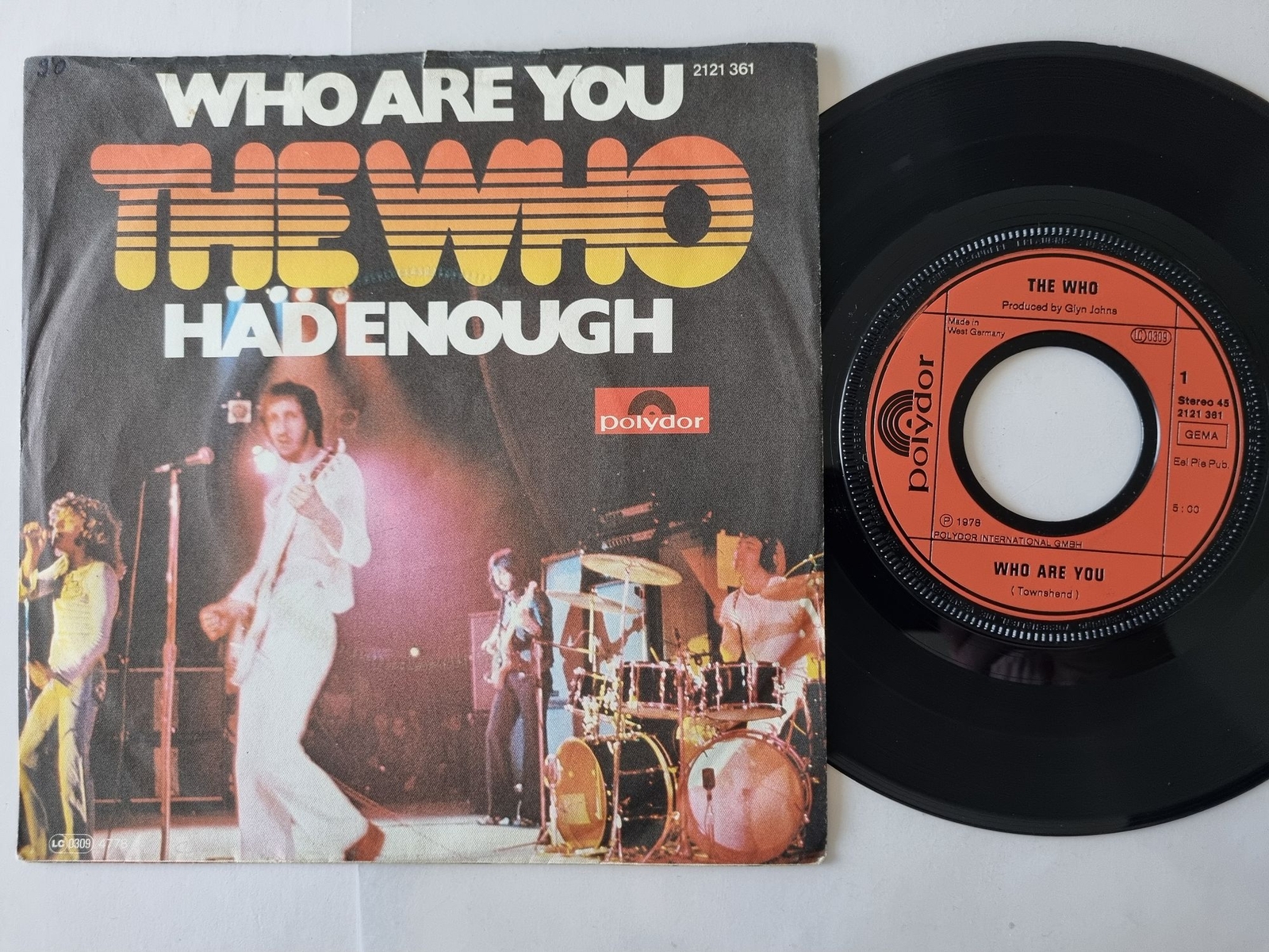 The Who - Who are you 7'' Vinyl Germany/ OST CSI Las Vegas