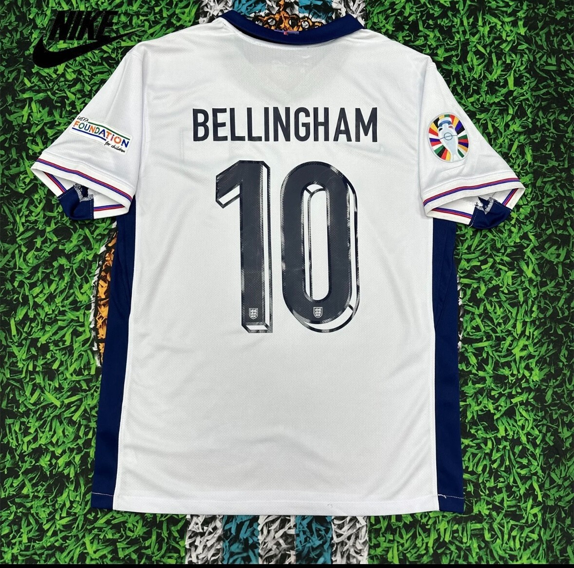 Jude Bellingham #10 England Euro 2024 Jersey / Nike Original Jude Bellingham #10 England Euro 2024 Jersey / Nike Original