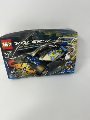 Lego WORLD RACERS Racing Set 8139 ~ Blue Flame Power NIGHT BLAZER