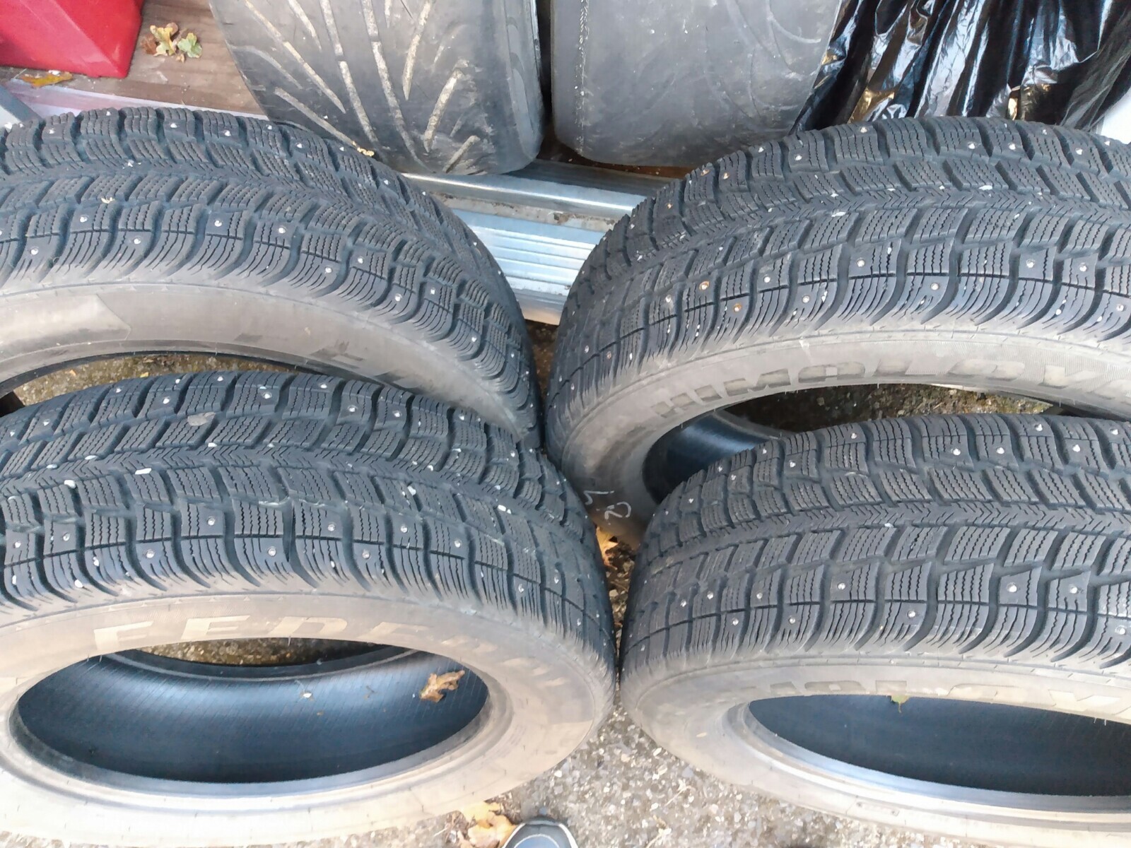 4 Studded Snow Tires eBay