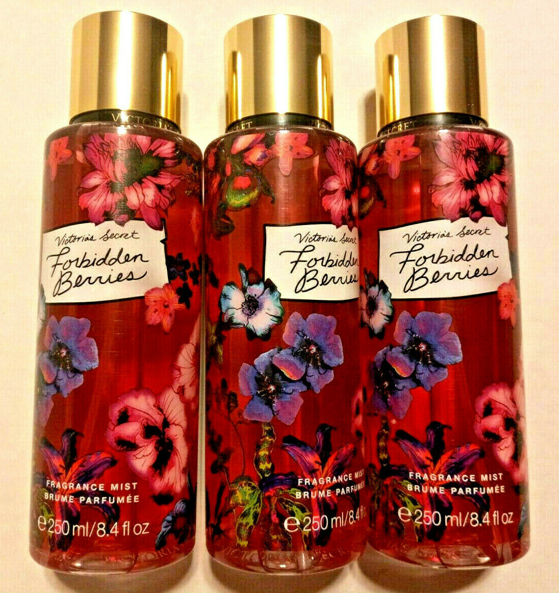 VICTORIA'S SECRET FORBIDDEN BERRIES BODY MIST OZ LMT EDT (SET