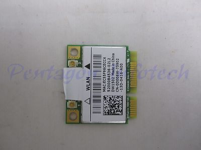 Dell Wireless DW1502 WlAN WiFi Karte Atheros AR5B95 WiFi 802.11b/g/n 0D006W