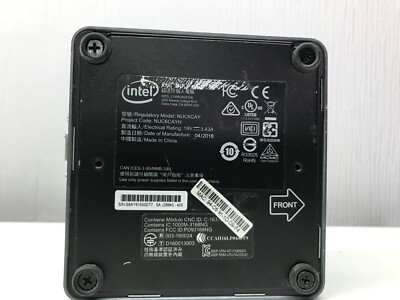 ミニPC NUC6CAY CeleronJ3455 Mem4G eMMC32G Intel NUC6CAY Mini PC Celeron J3455 12GB RAM 240GB SSD Win 10
