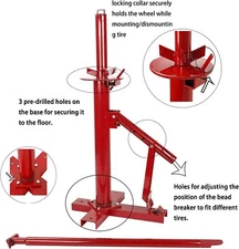 Portable Automotive Manual Tire Changer Bead Breaker Tool Machine 8" to 16" Tire