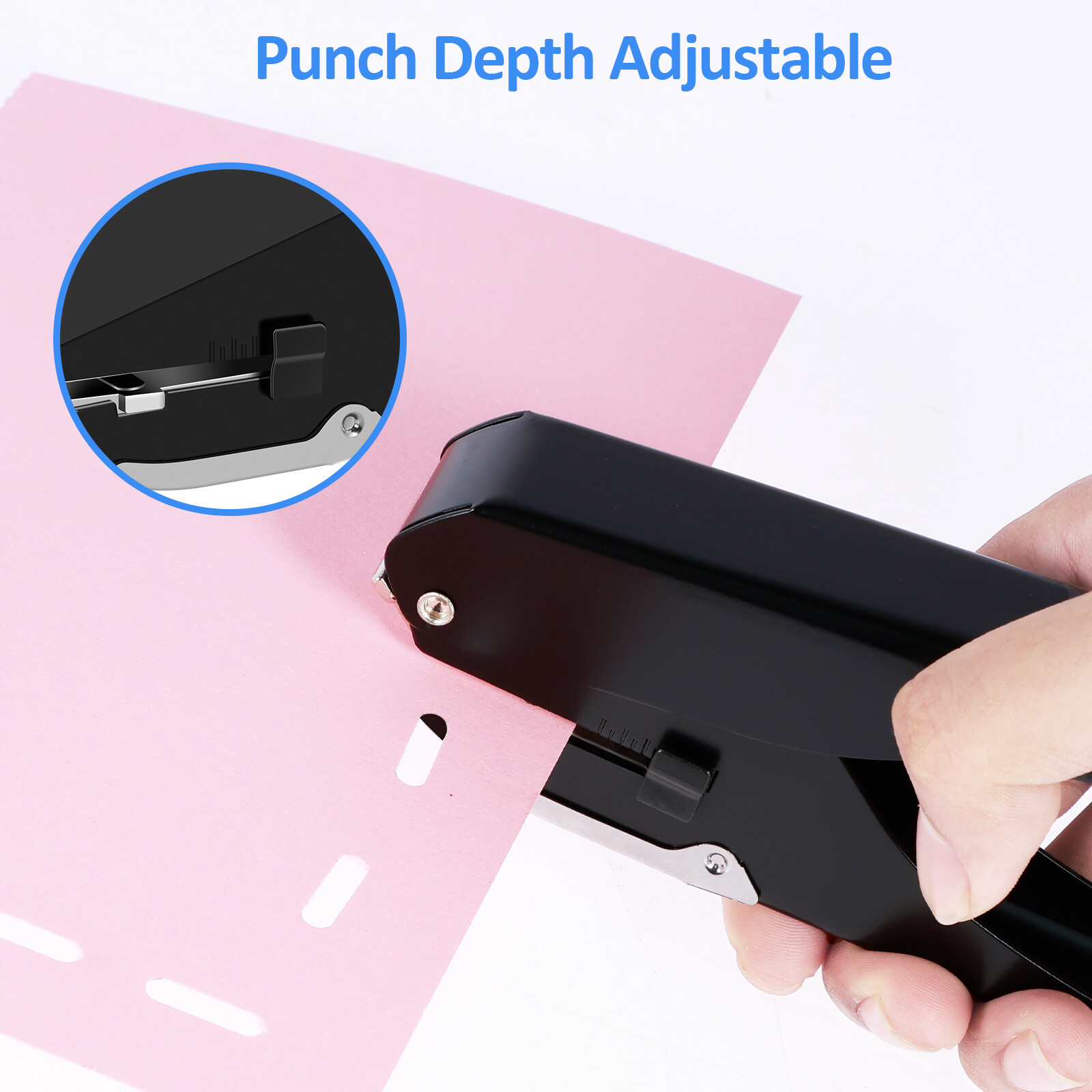 Slot Hole Punch Multifunctional Oval Hole Punch Metal ID Card Hand