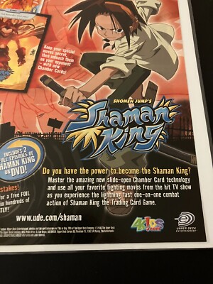 Shonen Jump's Shaman King - Vintage Anime Print Ad / Poster / Wall