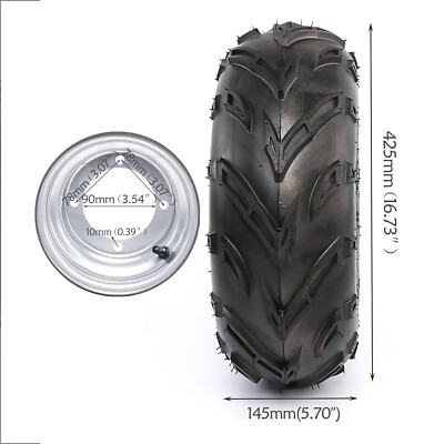 4 Wheeler Tires 16x8-7 4Ply 16x8x7 Tubeless ATV Tire 90cc 110cc