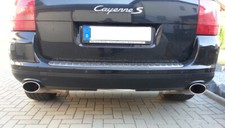 FOX Sportauspuff mit Y-Adapter Porsche Cayenne 2002-2007 3.2l re li je 1x140x90