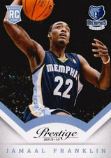 2013-14 Prestige #190 Jamaal Franklin RC Memphis Grizzlies