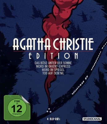 AGATHA CHRISTIE EDITION - USTINOV,PETER/FINNEY,ALBERT  4 BLU-RAY NEU